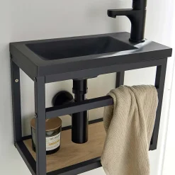 Lave-Mains|Mob-In Meuble lave-mains SAO + robinet noir