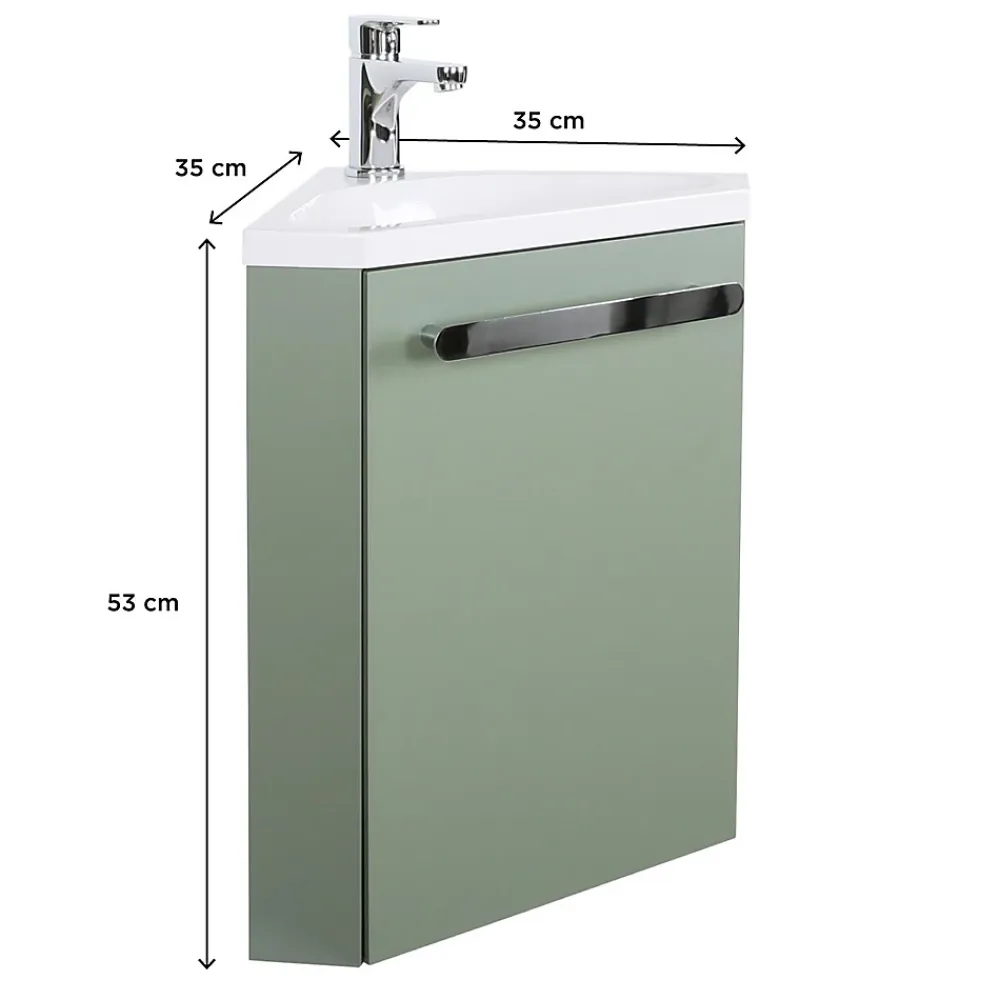 Mob-In Meuble lave-mains SKINO + robinet chromé