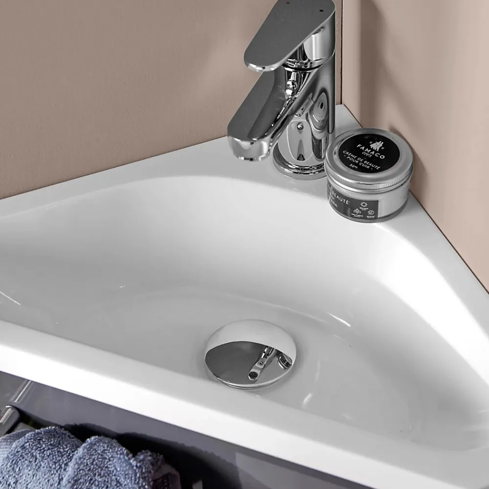 Mob-In Meuble lave-mains SKINO + robinet chromé