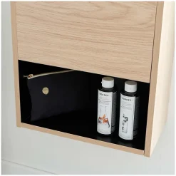 Lave-Mains|Mob-In Meuble lave-mains suspendu avec niche et vasque résine 53x40cm
