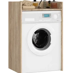 Armoire De Salle De Bains|Akord Furniture Factory Meuble pour lave-linge AKORD FIN Chêne Sonoma 64 cm 1 étagère 64x50x98 cm
