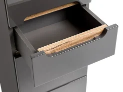 Meuble De Salle De Bains Faible Profondeur|Autres Meuble salle de bain BUENO Noir