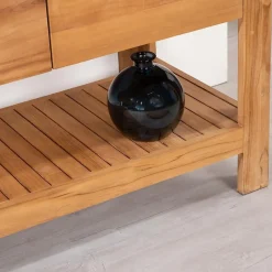 Meuble Sous-Vasque|Wanda Collection Meuble salle de bain en teck Megève 140 cm