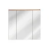 Meuble Sous Lavabo|Stellameuble Meuble salle de bain miroir CAPRI OAK