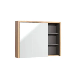 Meuble Sous Lavabo|Stellameuble Meuble salle de bain miroir DEVON