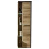 Chb Collection Meuble salle de bain mélaminé. Colonne 1 porte. L - H - P : 48 - 160 - 31 cm