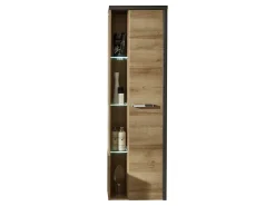 Chb Collection Meuble salle de bain mélaminé. Colonne 1 porte. L - H - P : 48 - 160 - 31 cm