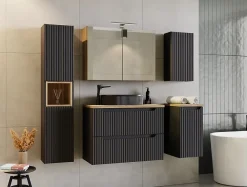 Meuble Sous Lavabo|Stellameuble Meuble salle de bain porte NOVA