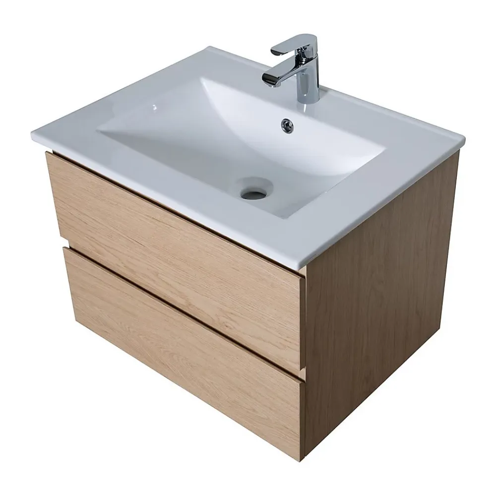 Mob-In Meuble simple vasque 60cm SORRENTO + vasque