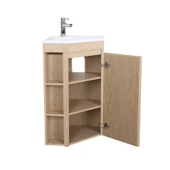 Lave-Mains|Mob-In Meuble simple vasque d'angle SORRENTO 45cm