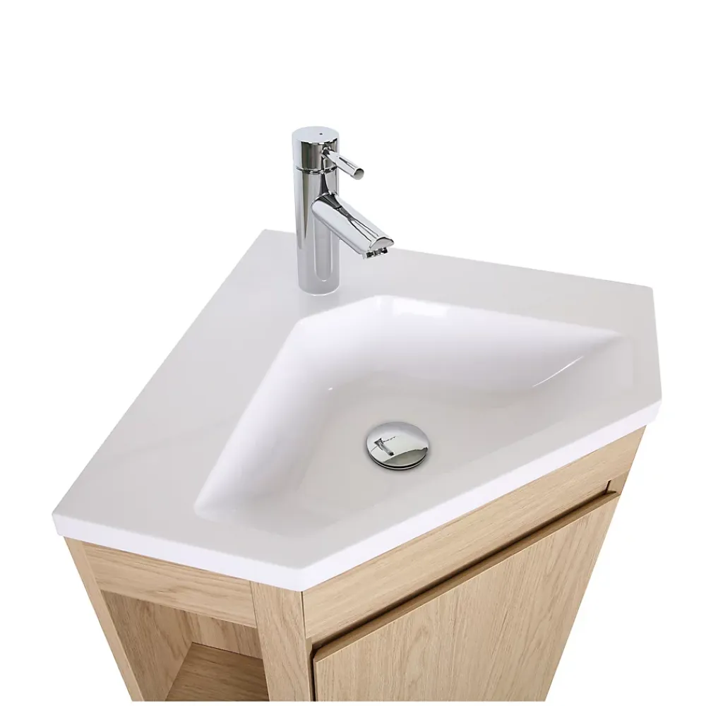 Lave-Mains|Mob-In Meuble simple vasque d'angle SORRENTO 45cm