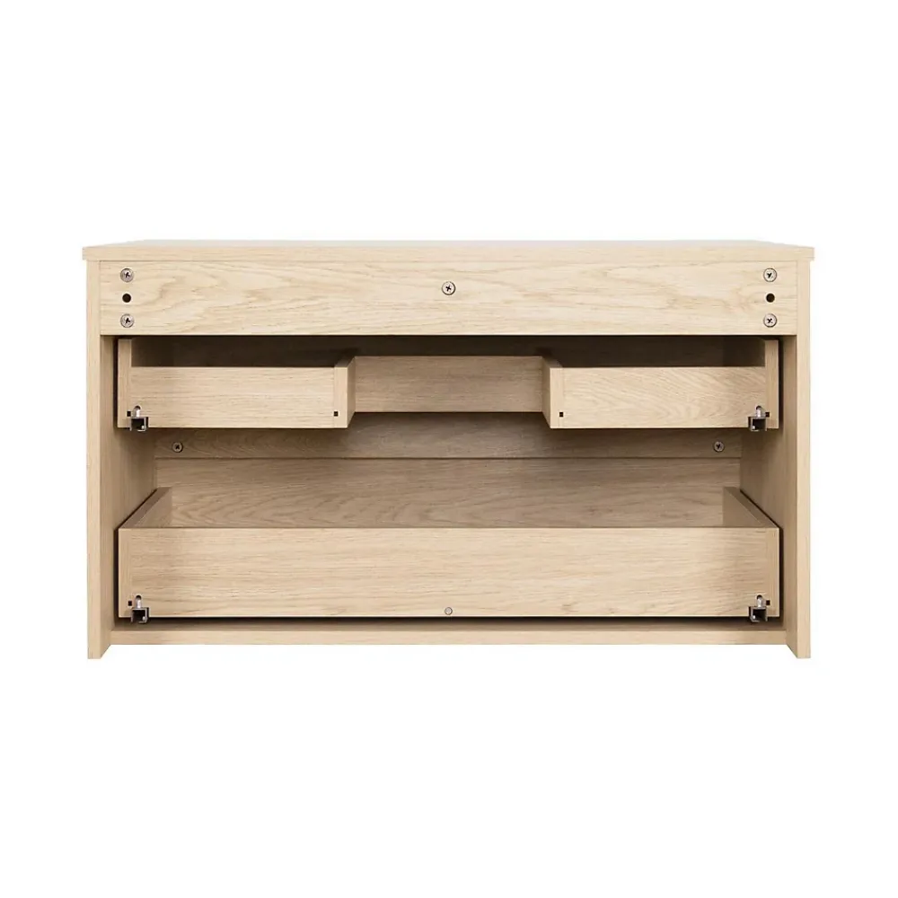 Meuble Vasque|Mob-In Meuble simple vasque SORRENTO décor chêne 80 cm