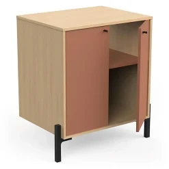 Meuble Sous Lavabo|Demeyere Meuble sous lavabo 2 portes abricot Elisa - Abricot