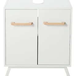 GoodHome Meuble sous lavabo à poser Ladoga L. 60 x H. 65 x P. 36 cm