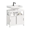 Meuble Sous Lavabo|Sobuy Meuble sous lavabo Meuble sous évier Meuble de Salle, FRG128-II-W,