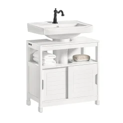 Meuble Sous Lavabo|Sobuy Meuble sous lavabo Meuble sous évier Meuble de Salle, FRG128-II-W,