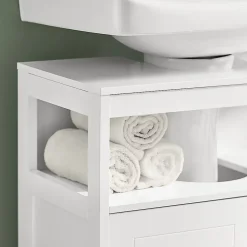 Meuble Sous Lavabo|Sobuy Meuble sous lavabo Meuble sous évier Meuble de Salle, FRG128-II-W,