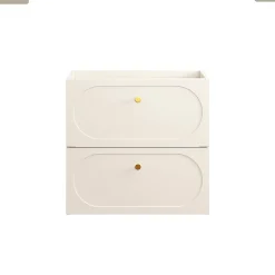 Otitec Meuble sous vasque - 60 cm - 2 tiroirs - SAND