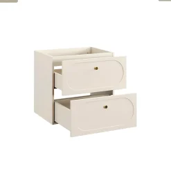 Otitec Meuble sous vasque - 60 cm - 2 tiroirs - SAND