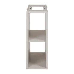 Furnidea Meuble sous vasque à 2 portes FLOW CACHEMIRE 120 cm avec 2 x l'étagères - extensions et plan