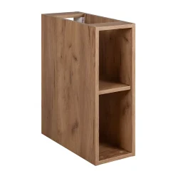 Meuble Vasque|Furnidea Meuble sous vasque à 2 portes FLOW CHÊNE 120 cm avec 2 x l'étagères - extensions et plan