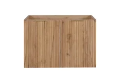 Meuble Vasque|Furnidea Meuble sous vasque à 2 portes FLOW CHÊNE 120 cm avec 2 x l'étagères - extensions et plan