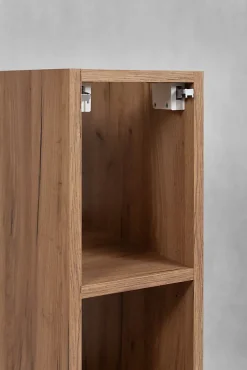 Meuble Vasque|Furnidea Meuble sous vasque à 2 portes FLOW CHÊNE 120 cm avec 2 x l'étagères - extensions et plan