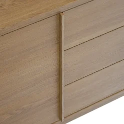 Meuble De Salle De Bains Faible Profondeur|GoodHome Meuble sous vasque à poser placage chêne H.82 x P.45 x l.120 cm Kabayan