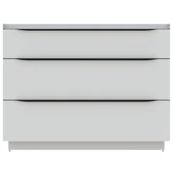 Meuble Buanderie|Meuble Sous-Vasque| Meuble sous vasque à poser blanc mat l.120 x H.88 x P.50 cm, Pamili