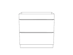 Meuble Buanderie|Meuble Sous-Vasque|GoodHome Meuble sous vasque à poser blanc brillant l.80 x H.82 x P.45 cm, Imandra