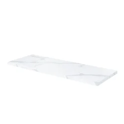 Meuble Buanderie|GoodHome Meuble sous vasque à poser l.120 cm vert + plan de toilette effet marbre blanc Cadélia, Perma