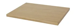 Meuble Buanderie|Meuble Vasque|GoodHome Meuble sous vasque à poser 2 tiroirs 1 niche placage chêne l.60 cm + plan de toilette placage chêne, Perma