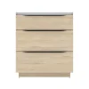 Meuble Buanderie|Meuble Sous-Vasque| Meuble sous vasque à poser effet bois l.80 x H.88 x P.50 cm, Pamili