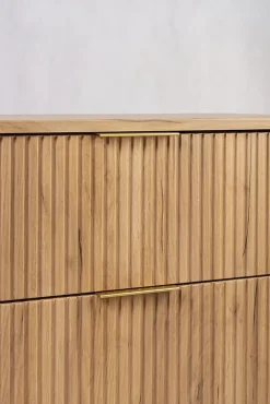 Meuble Vasque|Furnidea Meuble sous vasque à suspendre GLAMOUR CHÊNE CRAFT D'OR 120 cm