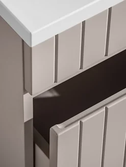 Furnidea Meuble sous vasque à suspendre ICONIC CASHEMIRE 100 cm
