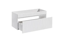 Meuble Sous Lavabo|Furnidea Meuble sous vasque à suspendre ICONIC blanc 100 cm
