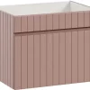 Furnidea Meuble sous vasque à suspendre ICONIC rose 60 cm