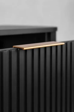 Furnidea Meuble sous vasque à suspendre GLAMOUR NOIR 60 cm