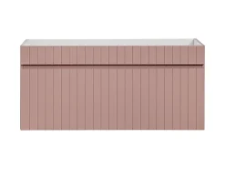 Meuble Sous Lavabo|Furnidea Meuble sous vasque à suspendre ICONIC rose 100 cm