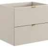 Furnidea Meuble sous vasque à suspendre DALIA CACHEMIRE 60 cm