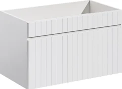 Furnidea Meuble sous vasque à suspendre ICONIC blanc 80 cm