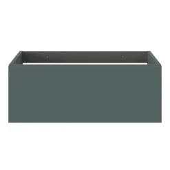 Meuble Sous-Vasque|GoodHome Meuble sous vasque 1 tiroir sans poignée l.80 x H.30 x P.45 cm vert forêt Kentia