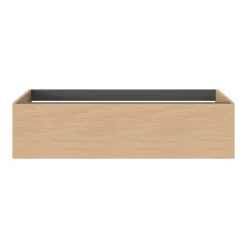 Meuble Sous-Vasque|GoodHome Meuble sous vasque 1 tiroir sans poignée l.120 x H.30 x P.45 cm effet chêne Kentia