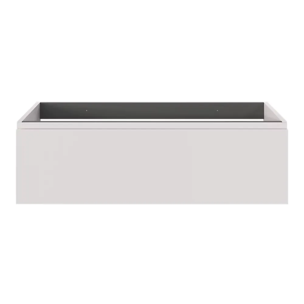 Meuble Sous-Vasque|GoodHome Meuble sous vasque 1 tiroir avec poignée intégrée l.100 x H.30 x P.45 cm beige cashemire Kentia