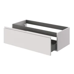 Meuble Sous-Vasque|GoodHome Meuble sous vasque 1 tiroir avec poignée intégrée l.100 x H.30 x P.45 cm beige cashemire Kentia
