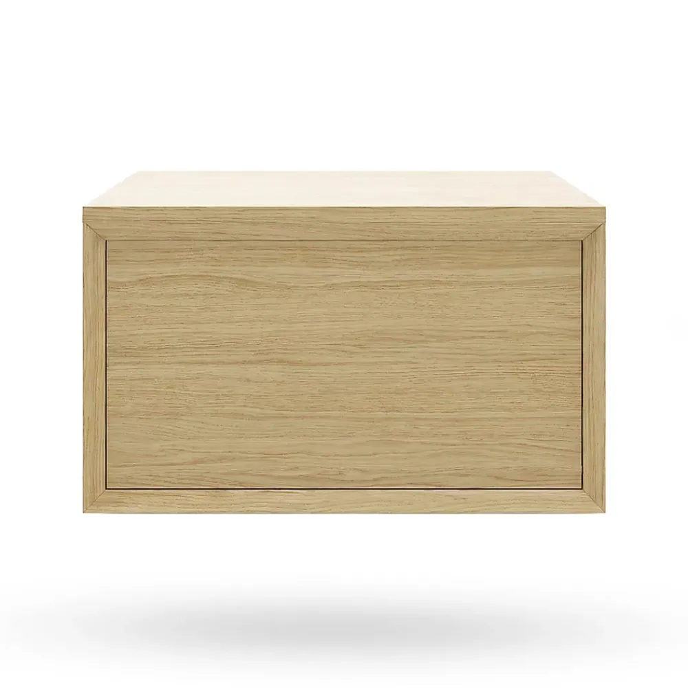 GoodHome Meuble sous vasque 1 tiroir Avela 60 cm à suspendre + plan de toilette 60 cm