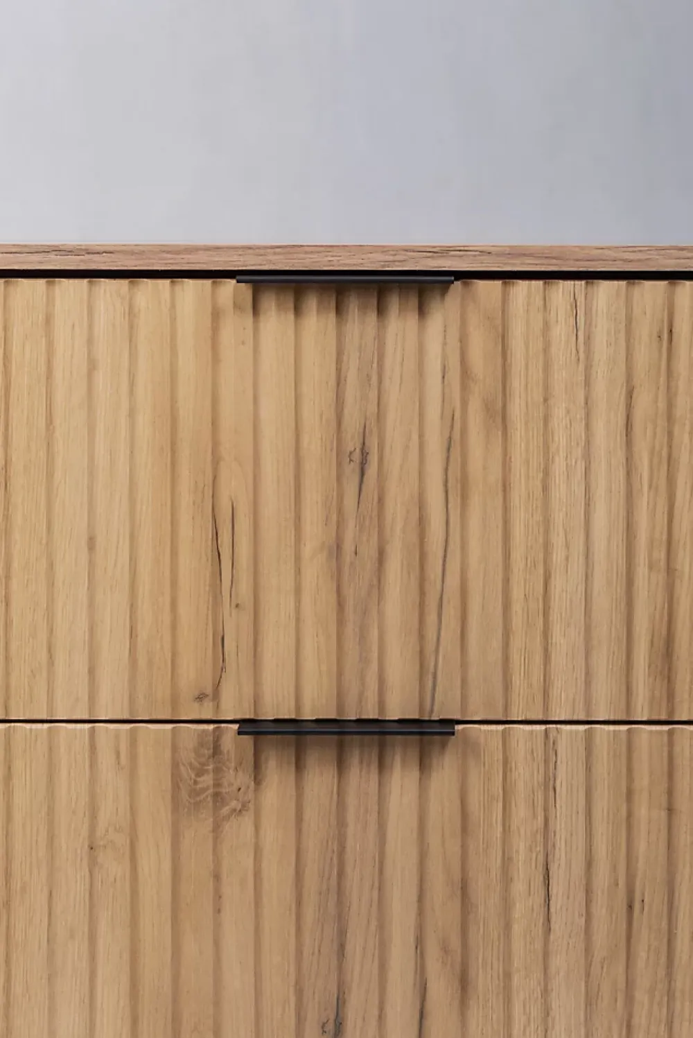 Meuble Vasque|Furnidea Meuble sous vasque avec plan sur pieds FLOW chêne craft 80 cm