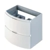 Meuble Sous-Vasque| Meuble sous vasque blanc mat Vague 69 cm