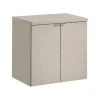 Meuble Sous Lavabo|Otitec Meuble sous vasque de 60 cm - avec plan - 2 portes - DANO