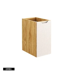Meuble Sous Lavabo|Otitec Meuble sous vasque de 70 cm - avec plan - 2 portes - SETTA